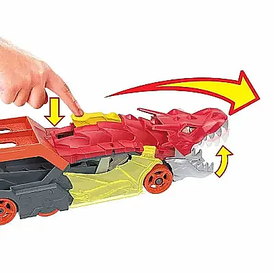 Hot Wheels Fırlatıcı Ve Taşıyıcı Ejderha - 8