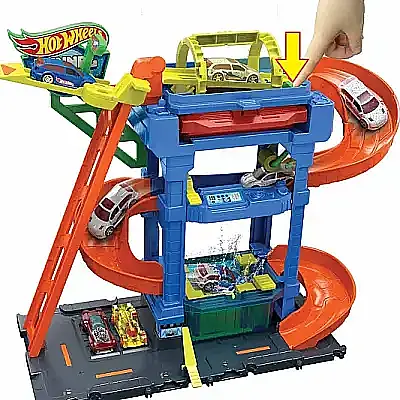 Hot Wheels Oto Yıkama Oyun Seti - 12