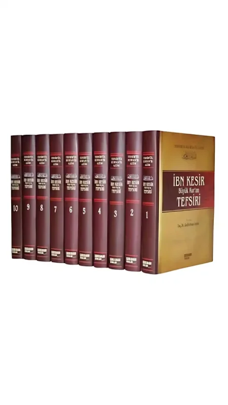 İbn Kesir Büyük Kuran Tefsiri 10 Cilt Takım - 1. Hamur - Kahraman Yayınları