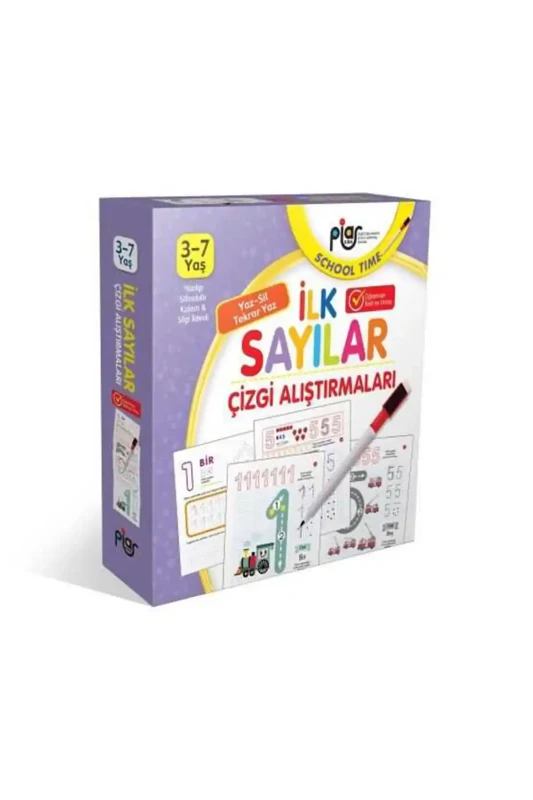 İlk Sayılar Çizgi Alıştırmaları - Piar Yayınevi