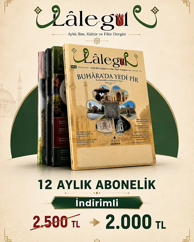 İndirimli Lalegül Dergisi 12 Aylık Abonelik Paketi - Ahıska Basım Yayın