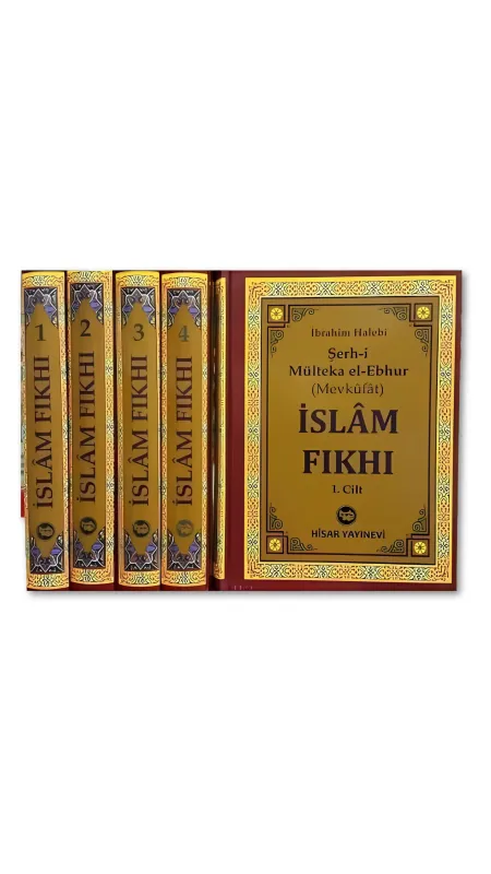 İslam Fıkhı 4 Cilt Takım - Hisar Yayınevi