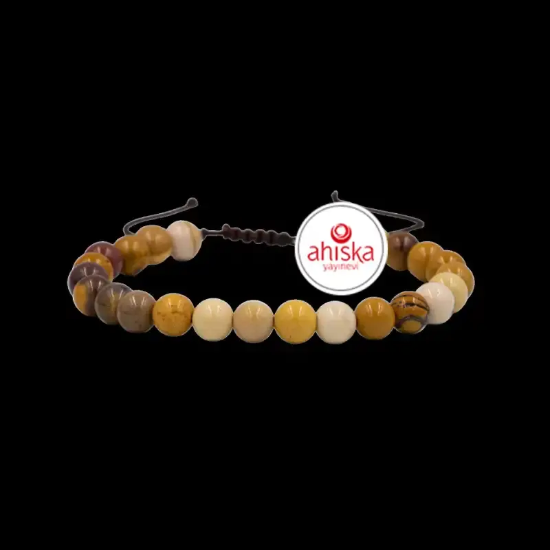 Jasper 6mm Merdiven Kapama Doğal Taş Bileklik