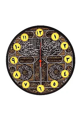 Kabe Kapısı Desenli Duvar Saati 30x30 cm - 7