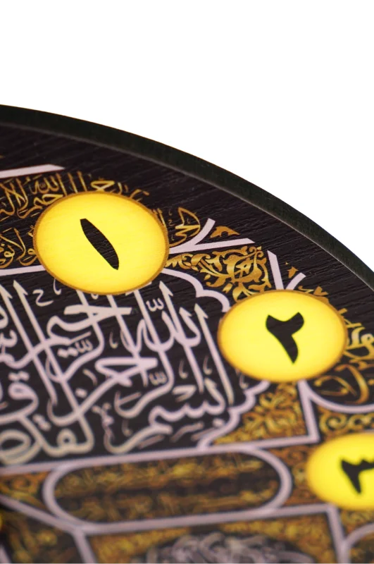 Kabe Kapısı Desenli Duvar Saati 30x30 cm - 3