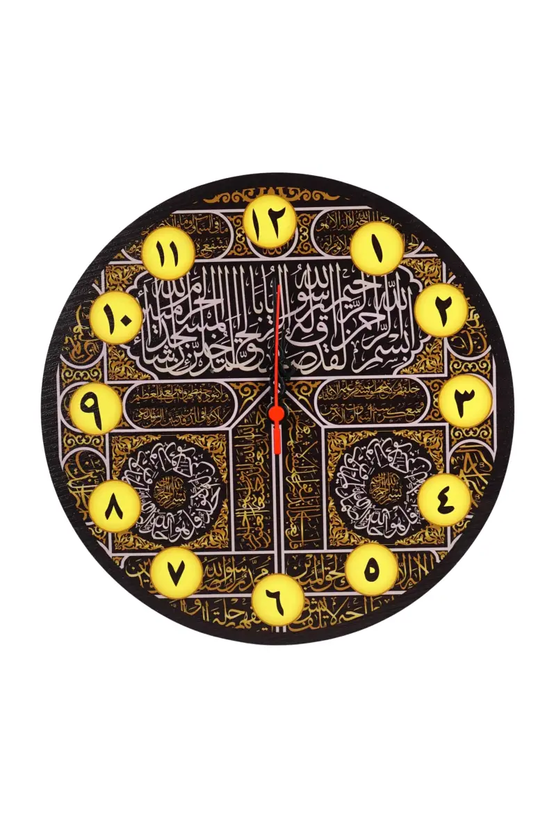 Kabe Kapısı Desenli Duvar Saati 30x30 cm - 1