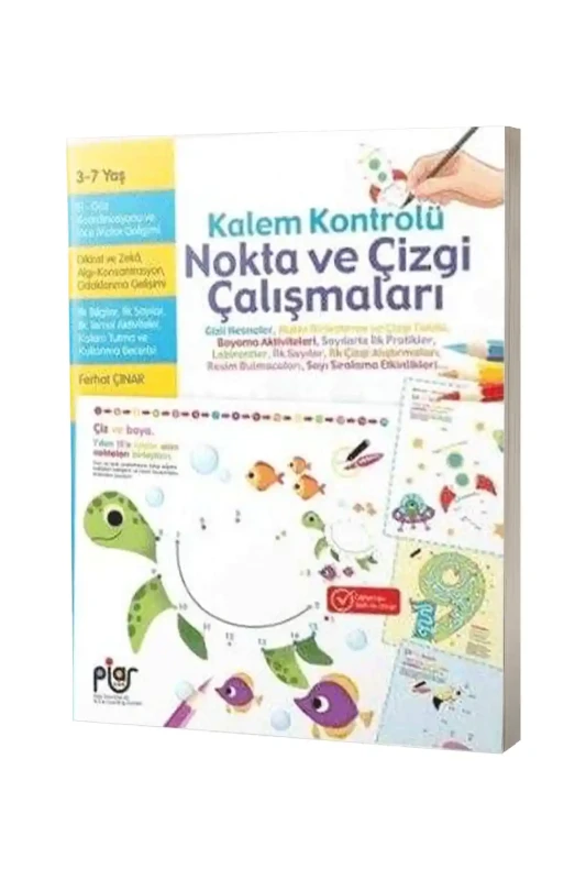 Kalem Kontrolü Nokta ve Çizgi Çalışmaları - Piar Kids