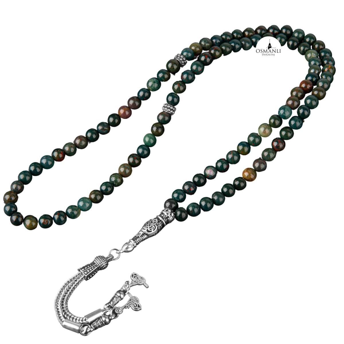 Kan Taşı Doğal Taş Tesbih 99luk - 6mm - 2