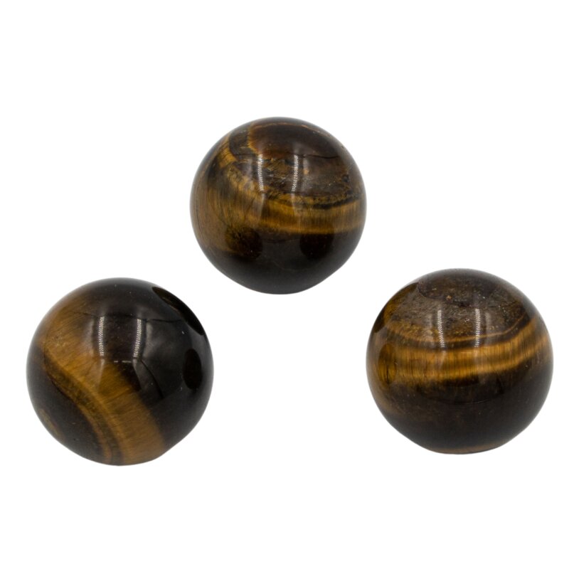 Kaplan Gözü Doğal Taş Küre Tımbıl El Taşı - 2