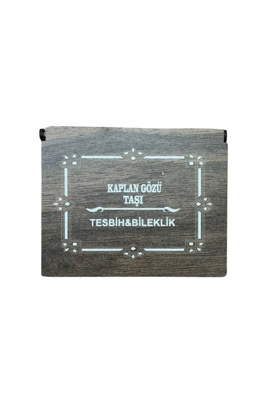 Kaplan Gözü Taşı 33 Lük Tesbih & Bileklik Set - 2