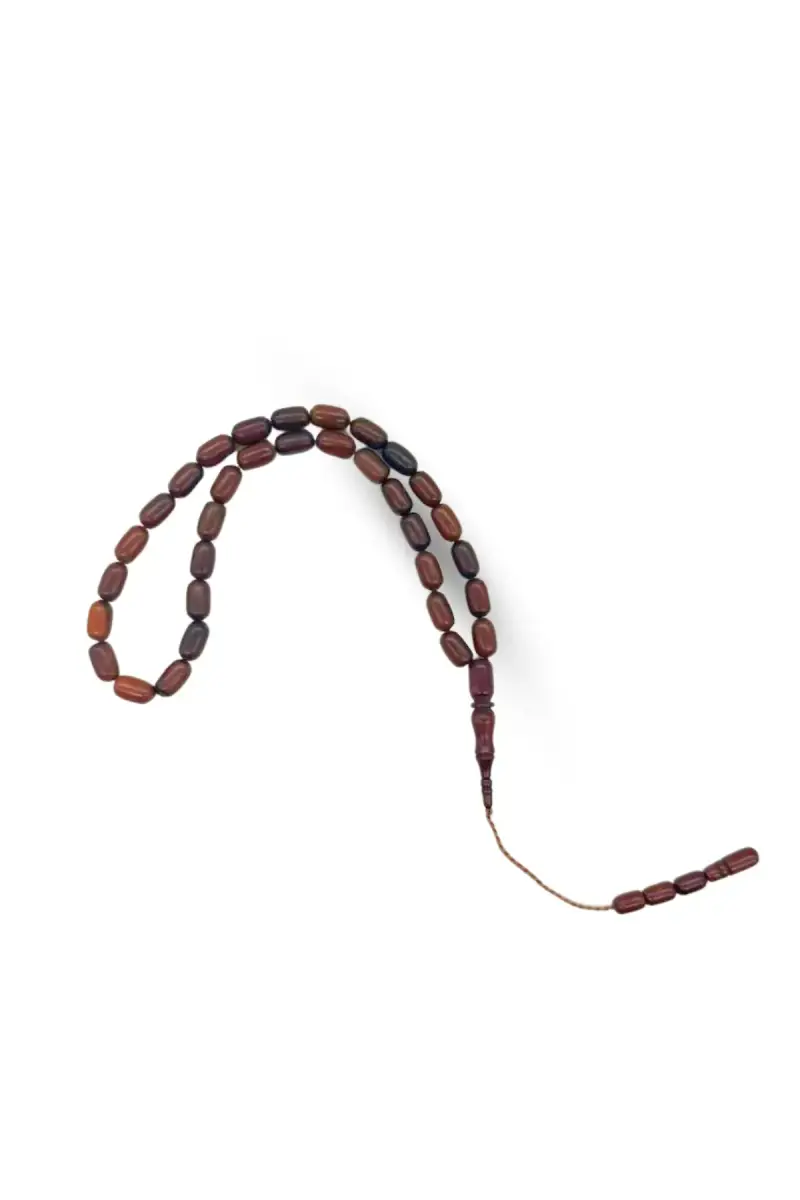 Kapsül Kesim 33 Lük Kınalı Kuka Tesbih 6 x 10 mm - 1