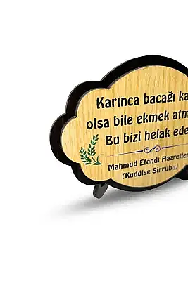 Karınca Bacağı Kadar Ahşap Magnet - 4