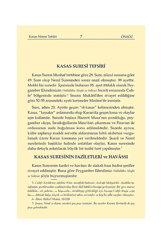 Kasas Suresi Tefsiri ve Hazreti Musanın Hayatı - 3