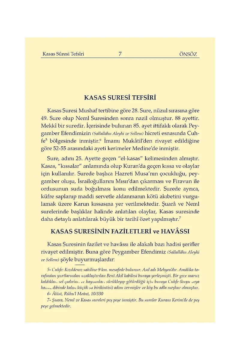 Kasas Suresi Tefsiri ve Hazreti Musanın Hayatı - 3