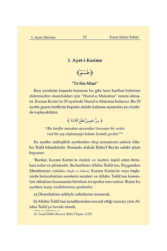 Kasas Suresi Tefsiri ve Hazreti Musanın Hayatı - 6