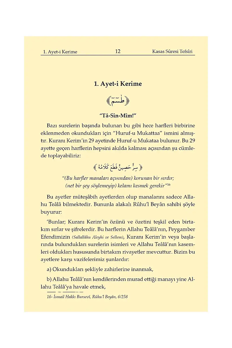 Kasas Suresi Tefsiri ve Hazreti Musanın Hayatı - 6