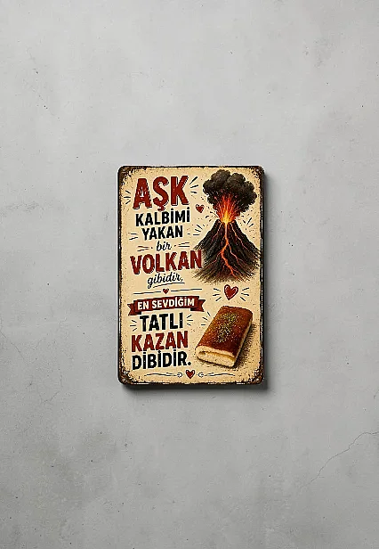 Kazandibi Aşkı MiniDekor Magnet Ayaklı 9×13,5 cm - 2