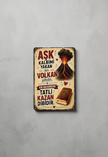 Kazandibi Aşkı MiniDekor Magnet Ayaklı 9×13,5 cm - 2