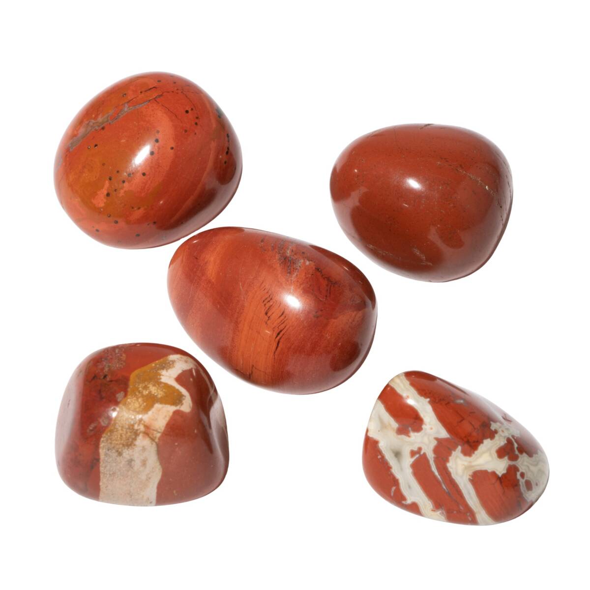 Kırmızı Akik Doğal Taş Tımbıl El Taşı - 4