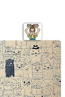 Kitap Taşıyan Öğrenci Kitap Ayracı - 2