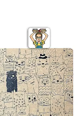 Kitap Taşıyan Öğrenci Kitap Ayracı - 2