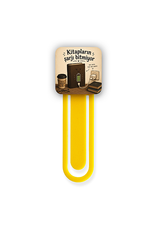Kitapların Şarjı Bitmiyor Kitap Ayracı - 3