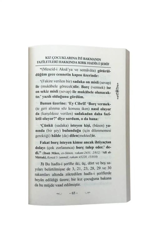 Kız Çocuklarına İyi Bakmanın Faziletleri - 2