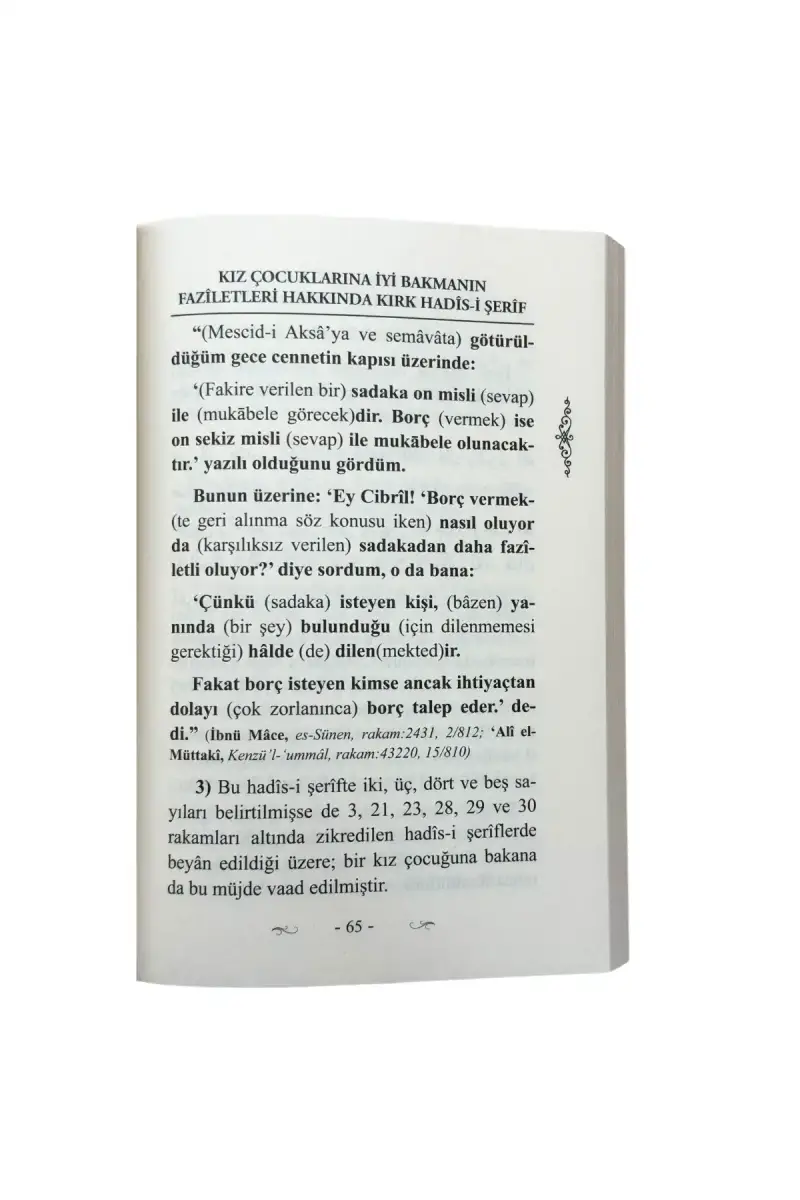 Kız Çocuklarına İyi Bakmanın Faziletleri - 2