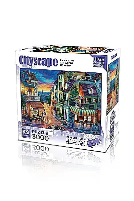 Ks Games Puzzle 3000 Li Europe Street - Ks Games