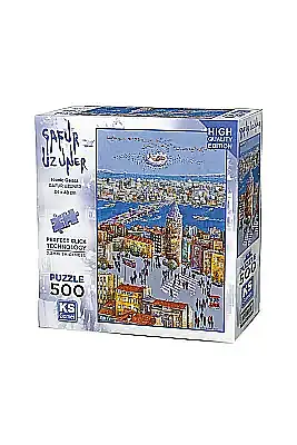 Ks Games Puzzle 500 Lü Iconıc Galata - 1