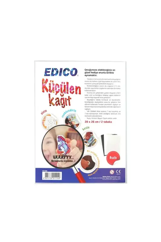 Küçülen Kağıt - Lino