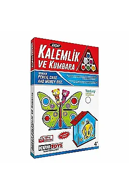 Kumtoys Ahşap Kalemlik ve Kumbara Seti - 2