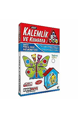 Kumtoys Ahşap Kalemlik ve Kumbara Seti - 2