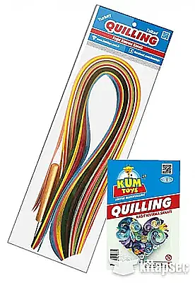 Kumtoys Kağıt Kıvırma Sanatı Quilling Kalın - Kumtoys