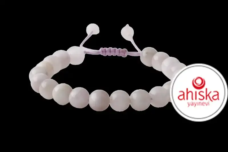 Kunzit 8mm Merdiven Kapama Doğal Taş Bileklik