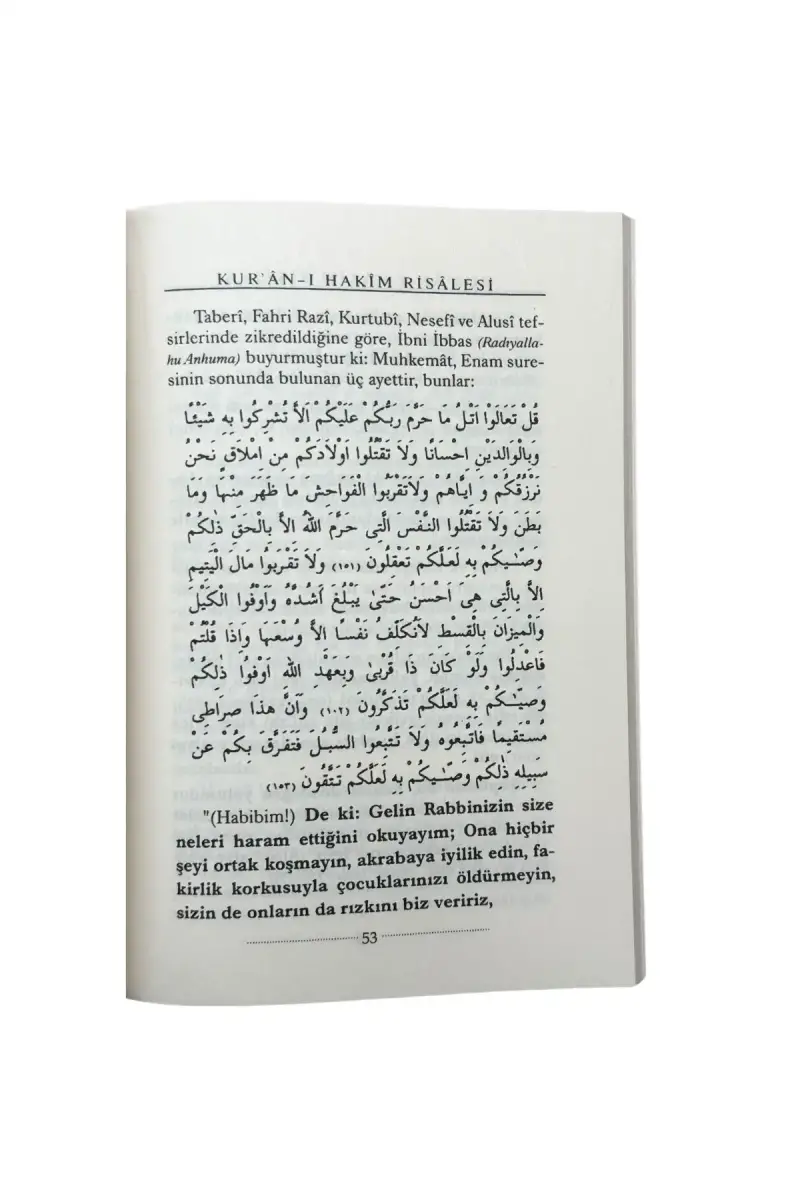 Kuranı Hakim Risalesi - 6