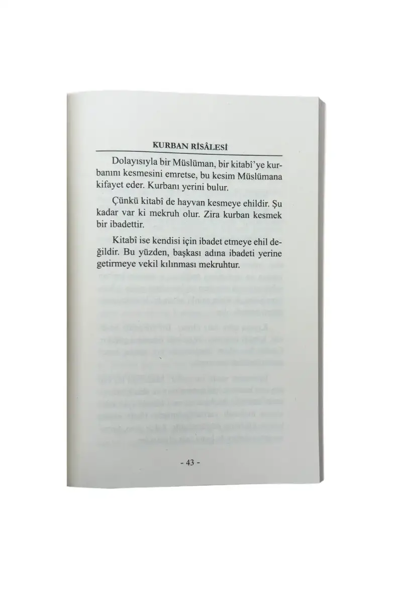 Kurban Risalesi - 2