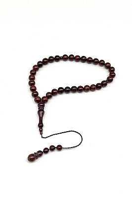 Küre Kesim 33 Lük Kınalı Kuka Tesbih 6 mm - 2