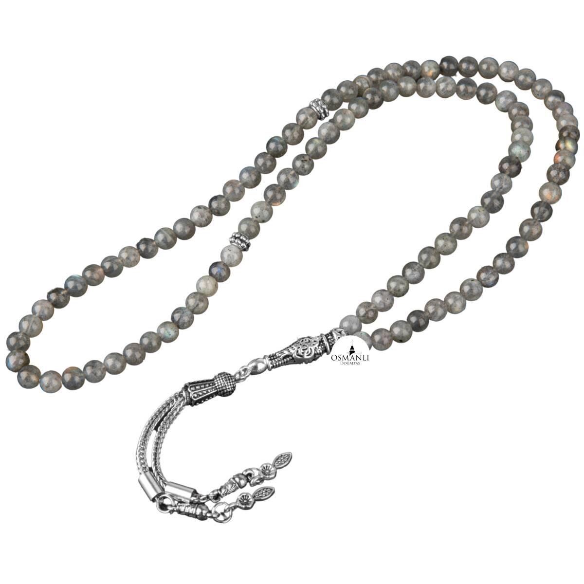 Labradorit Doğal Taş Tesbih 99luk - 6mm - 2