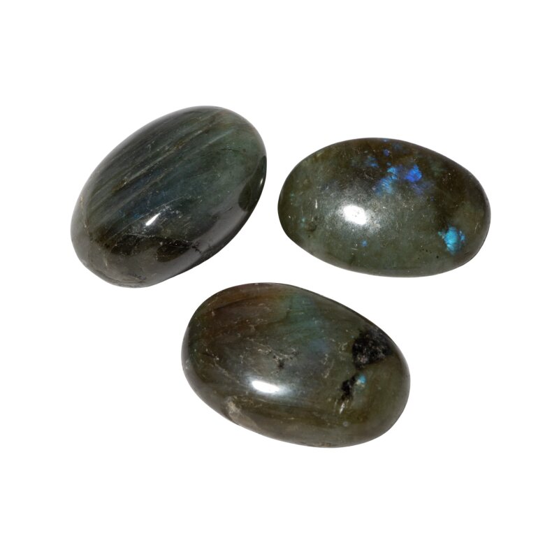 Labradorit Doğal Taş Tımbıl El Taşı - 2