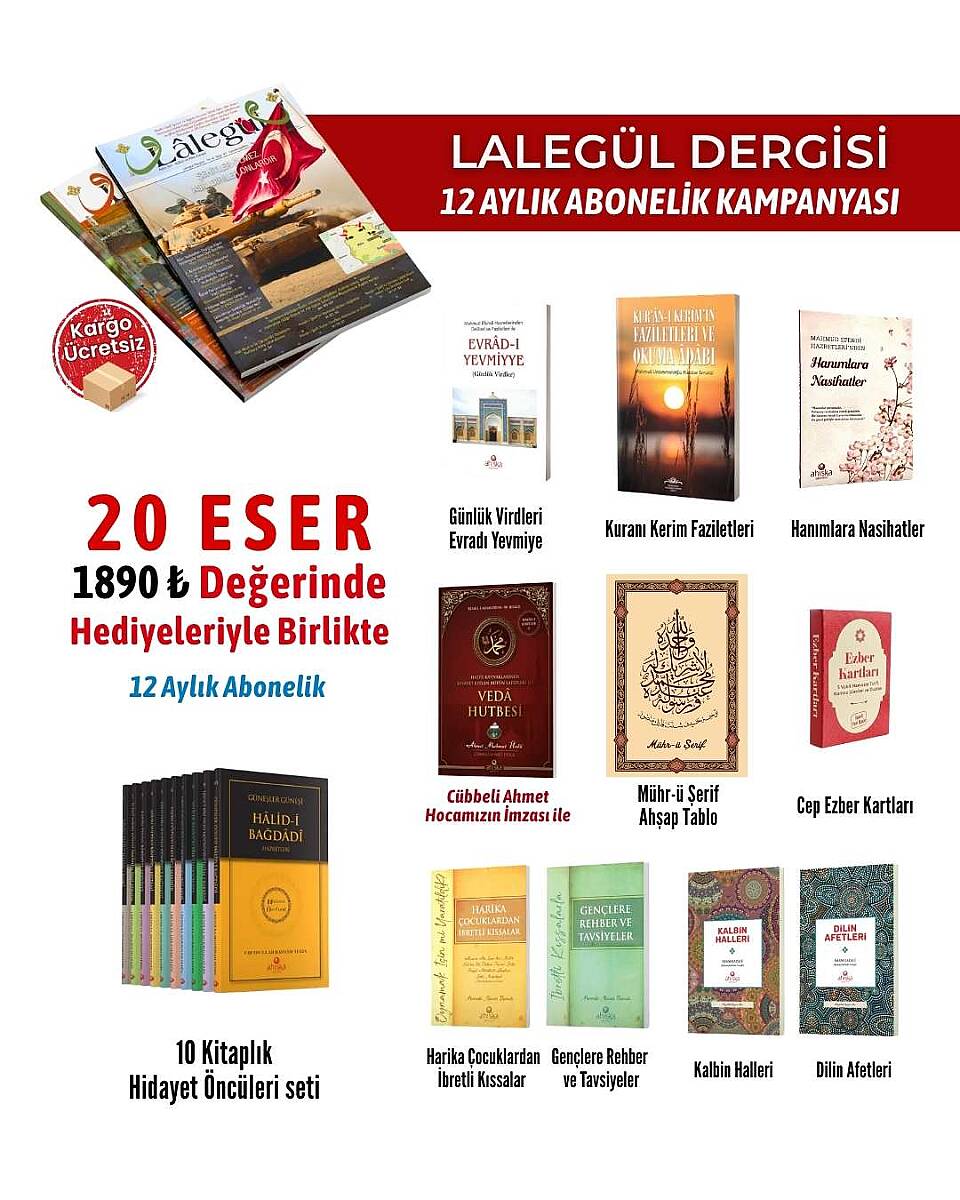 Lalegül Dergisi 12 Aylık Abonelik Paketi - 1