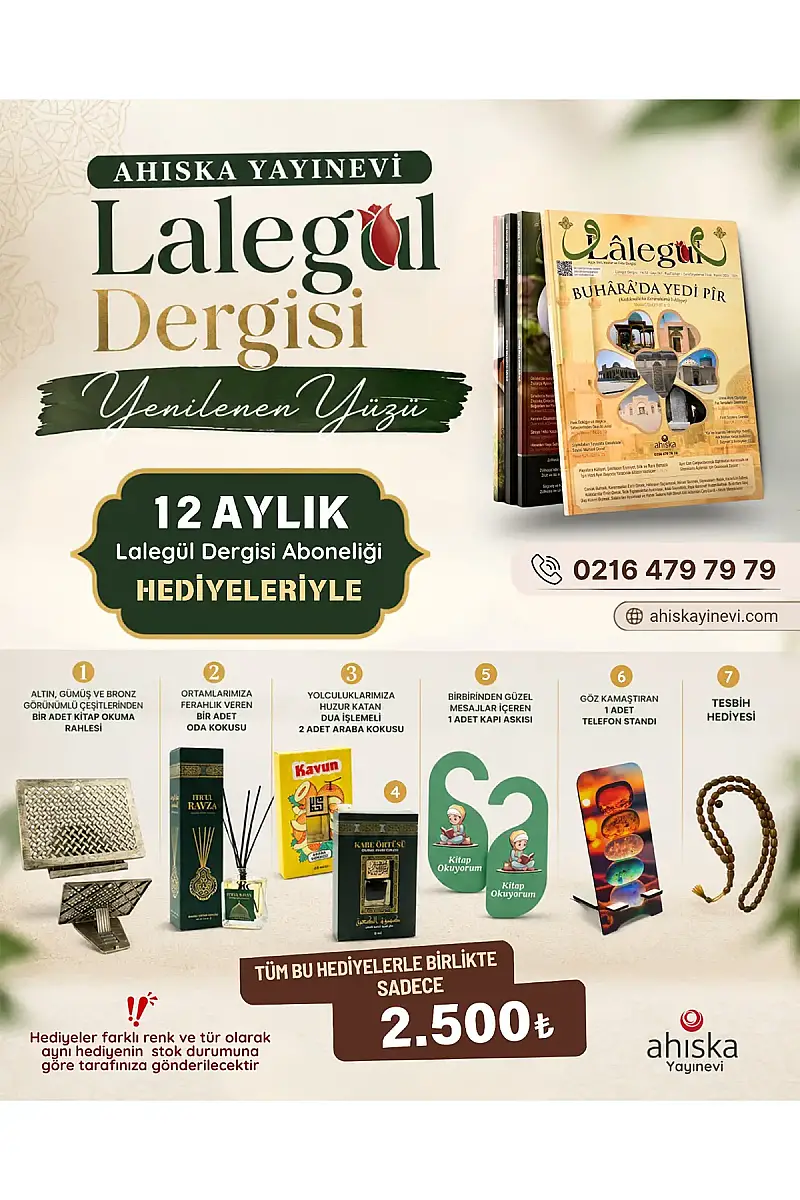 Lalegül Dergisi 12 Aylık Abonelik Paketi - 2