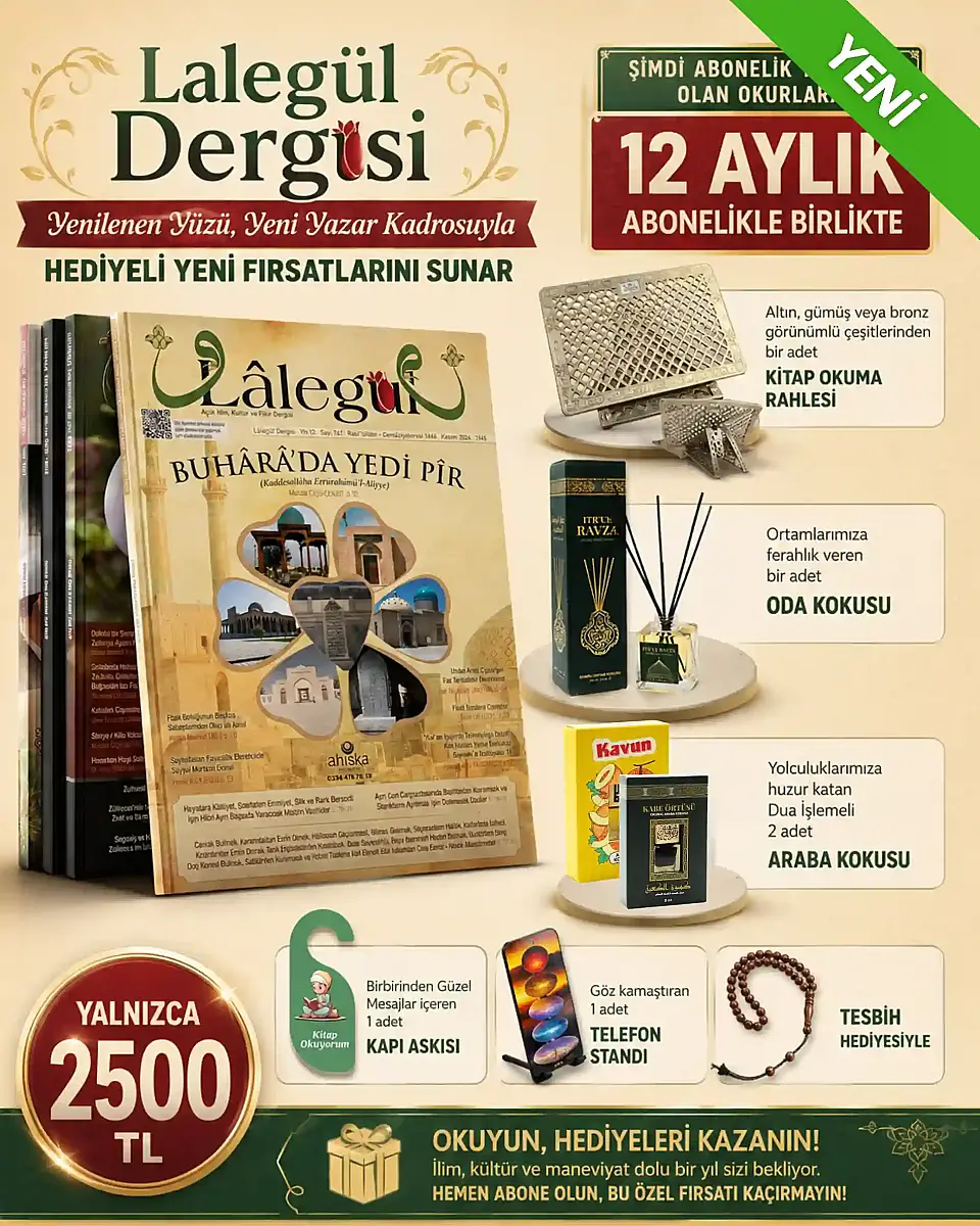 Lalegül Dergisi 12 Aylık Abonelik Paketi - 1