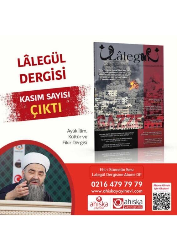 Lalegül Dergisi 129. Sayı Kasım 2023 - Ahıska Basım Yayın