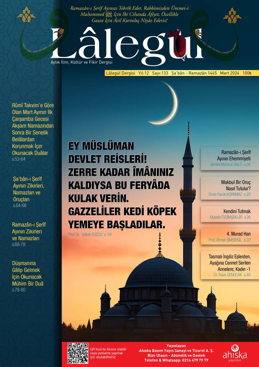 Lalegül Dergisi 133. Sayı Mart 2024 - 3