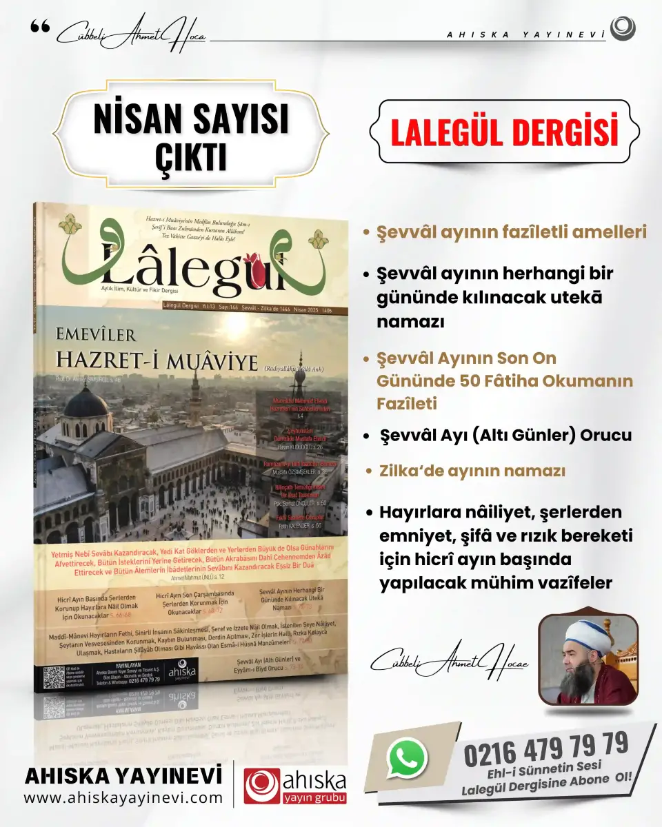 Lalegül Dergisi 146. Sayı Nisan 2025 - 2