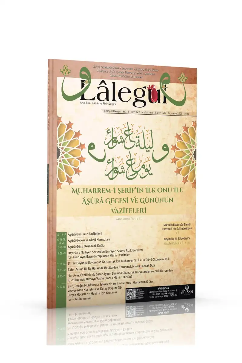 Lalegül Dergisi 149. Sayı Temmuz 2025 - 1
