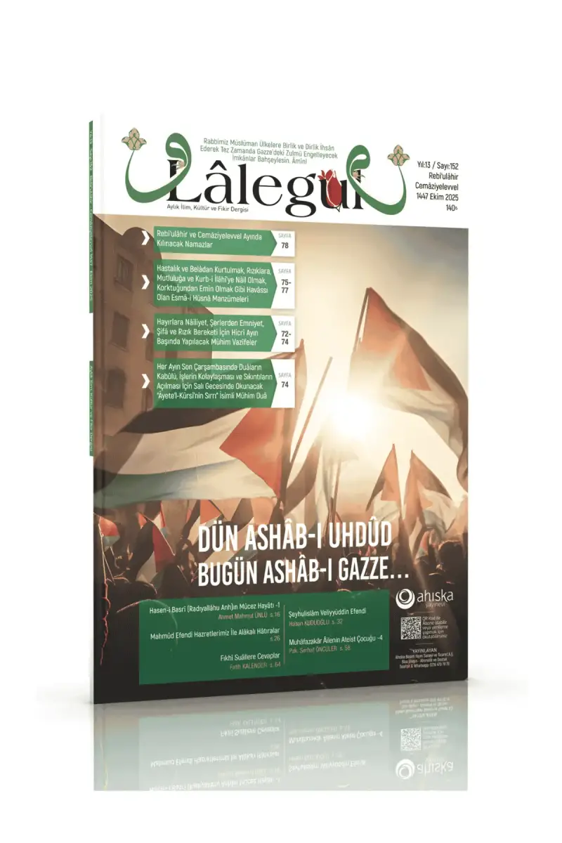 Lalegül Dergisi 152. Sayı Ekim 2025 - 1