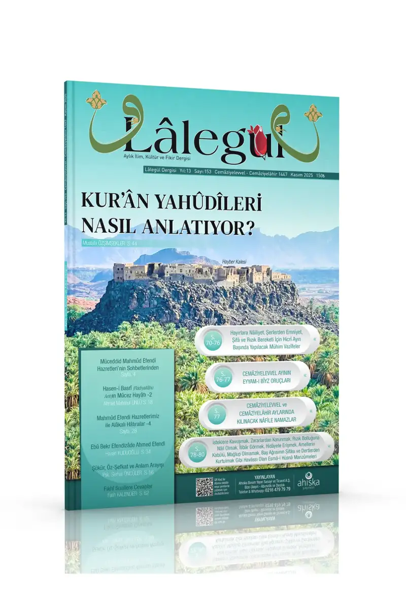 Lalegül Dergisi 153. Sayı Kasım 2025 - 1