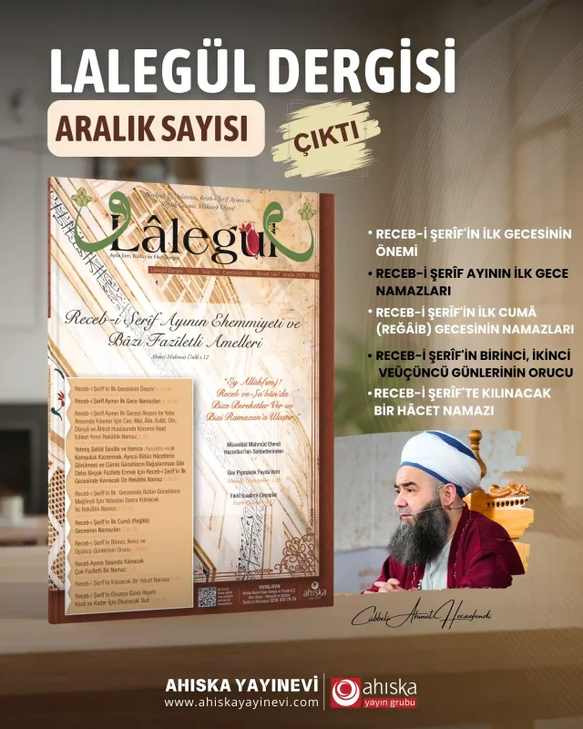 Lalegül Dergisi 154. Sayı Aralık 2025 - 1